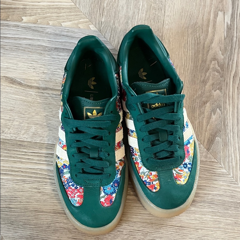 Green Floral Liberty London Samba’s